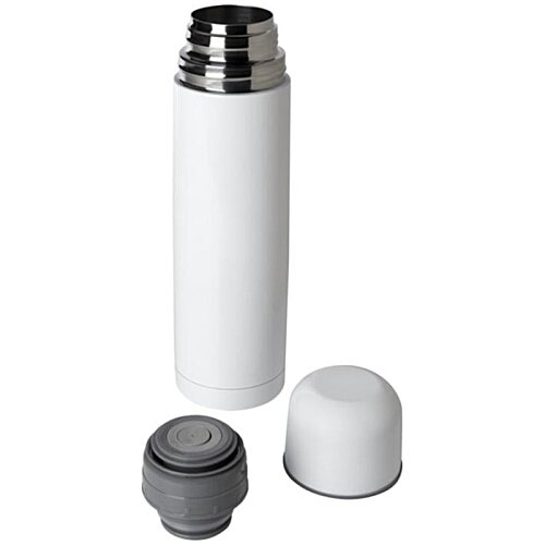 Additional Image 4 - a white and black thermos