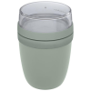 Additional Thumbnail Image 3 - a white plastic cup with a clear lid