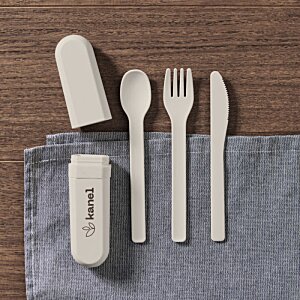 Additional Image 4 - a white utensils on a napkin