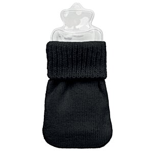 Additional Image 4 - a black baby bootie with white plastic bag