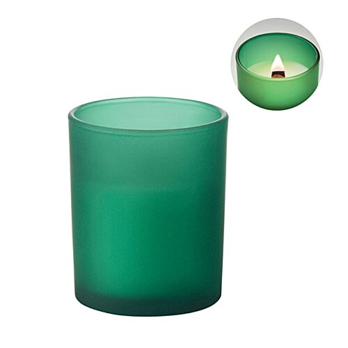 Additional Image 5 - a green candle with a candle in the middle