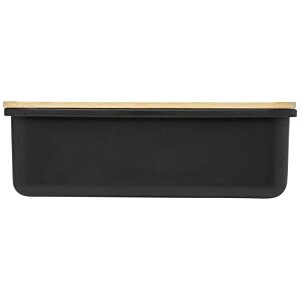 Additional Image 5 - a black rectangular object with a wooden top