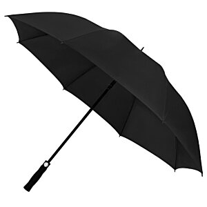 Additional Image 1 - a black umbrella with a handle