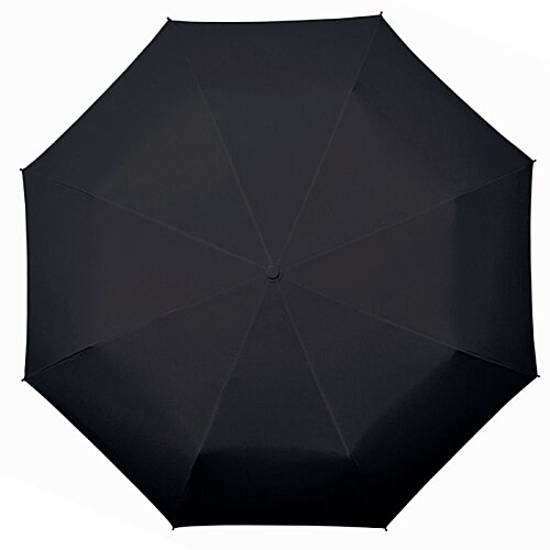 Additional Image 1 - a black umbrella with a hexagon shape