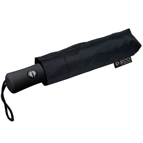 Additional Image 2 - a black umbrella with a strap