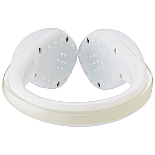 Additional Image 2 - a white plastic head guard