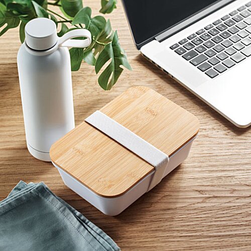 Additional Image 5 - a wooden box with a wooden lid next to a laptop