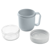 Additional Thumbnail Image 6 - a white mug with a handle and a plastic lid