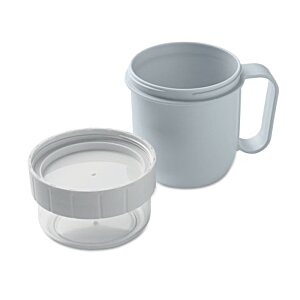 Additional Image 5 - a white mug and a clear cup