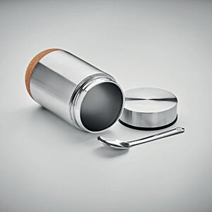 Additional Image 6 - a silver and orange pill bottle