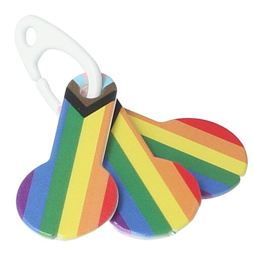 Additional Image 6 - a group of rainbow colored tags