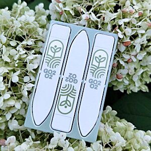 Additional Image 5 - a white and grey surfboard on a white flower