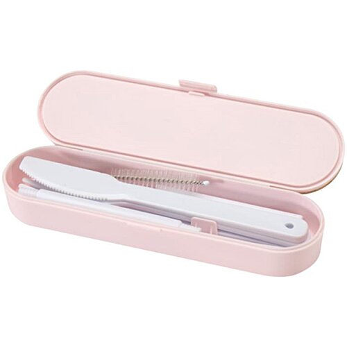 Additional Image 4 - a pink case with a white object in it