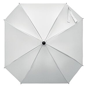 Additional Image 8 - a white umbrella with a black button
