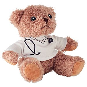 Additional Image 1 - a stuffed bear with a white shirt