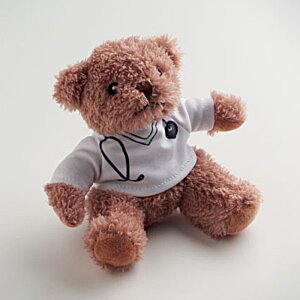 Additional Image 2 - a small teddy bear with a white shirt