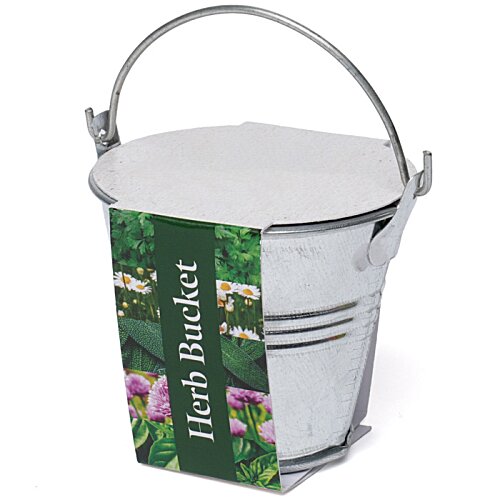 Additional Image 2 - a white bucket with a green label