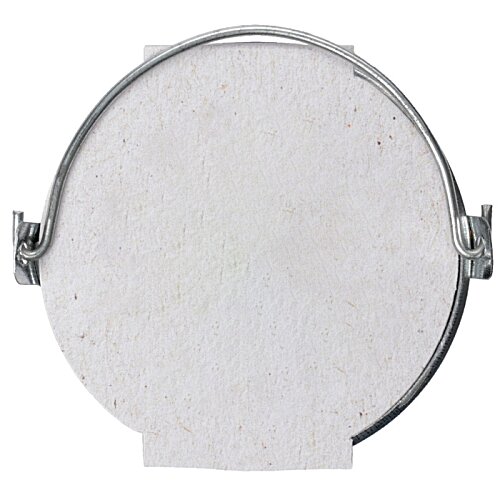Additional Image 6 - a white circular object with metal rings