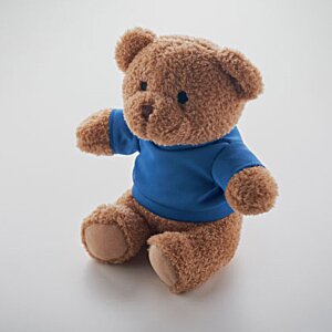 Additional Image 6 - a small teddy bear wearing a blue shirt