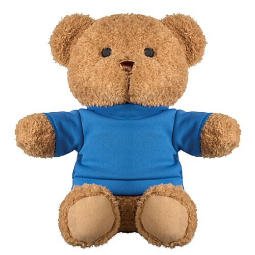 Additional Image 1 - a stuffed bear wearing a blue shirt