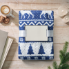Additional Thumbnail Image 5 - a blue and white photo frame