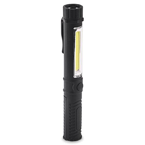 Additional Image 2 - a black flashlight with a yellow light