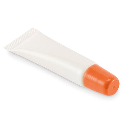 Additional Image 2 - a white and orange tube with a cap