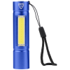 Additional Thumbnail Image 2 - a blue flashlight with a black strap