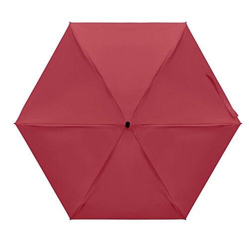 Additional Image 6 - a red umbrella with a black center