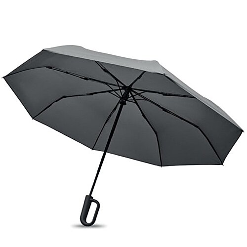 Additional Image 2 - a black umbrella with handle
