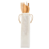 Additional Thumbnail Image 1 - a white bag with wooden spoons