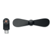 Additional Thumbnail Image 1 - a black fan with a small red button