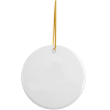 Additional Thumbnail Image 1 - a white circle with a gold string