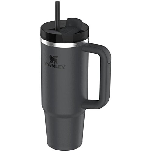 Additional Image 5 - a black coffee mug with a straw