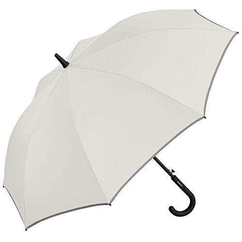Additional Image 1 - a white umbrella with a black handle
