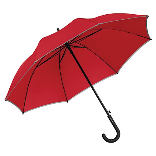 Additional Image 13 - a red umbrella with a curved handle