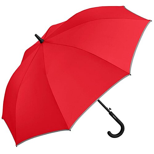 Additional Image 2 - a red umbrella with a black handle