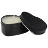 Additional Thumbnail Image 1 - a black round container with a candle inside