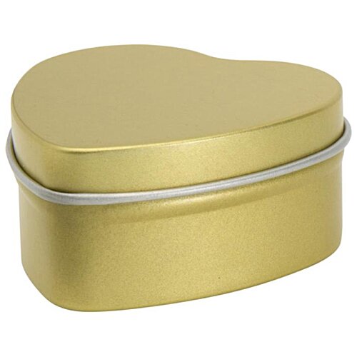 Additional Image 6 - a gold heart shaped tin