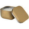 Additional Thumbnail Image 1 - a gold metal container with a white candle inside