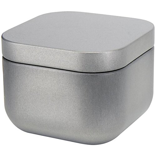 Additional Image 4 - a silver square container with a lid