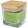 Additional Thumbnail Image 4 - a glass jar with a green square object with a wooden lid