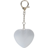 Additional Thumbnail Image 4 - a white heart shaped keychain