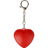 Additional Thumbnail Image 6 - a red heart keychain with a silver chain