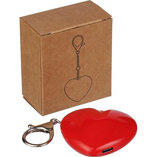 Additional Image 5 - a box with a keychain and a heart shaped object