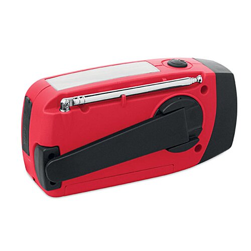 Additional Image 8 - a red and black radio