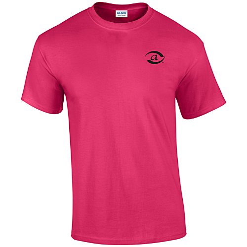 Additional Image 2 - a pink shirt with a logo on it