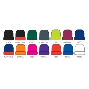 Additional Image 4 - a row of colorful caps