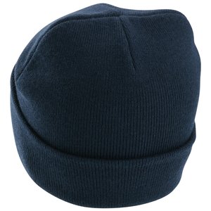 Additional Image 2 - a black beanie with a white background