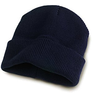 Additional Image 3 - a black beanie on a white background
